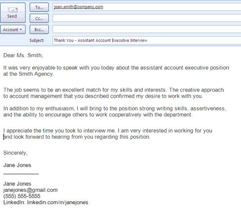Interview Thank You Letter Subject Line from interviewquestions247.com